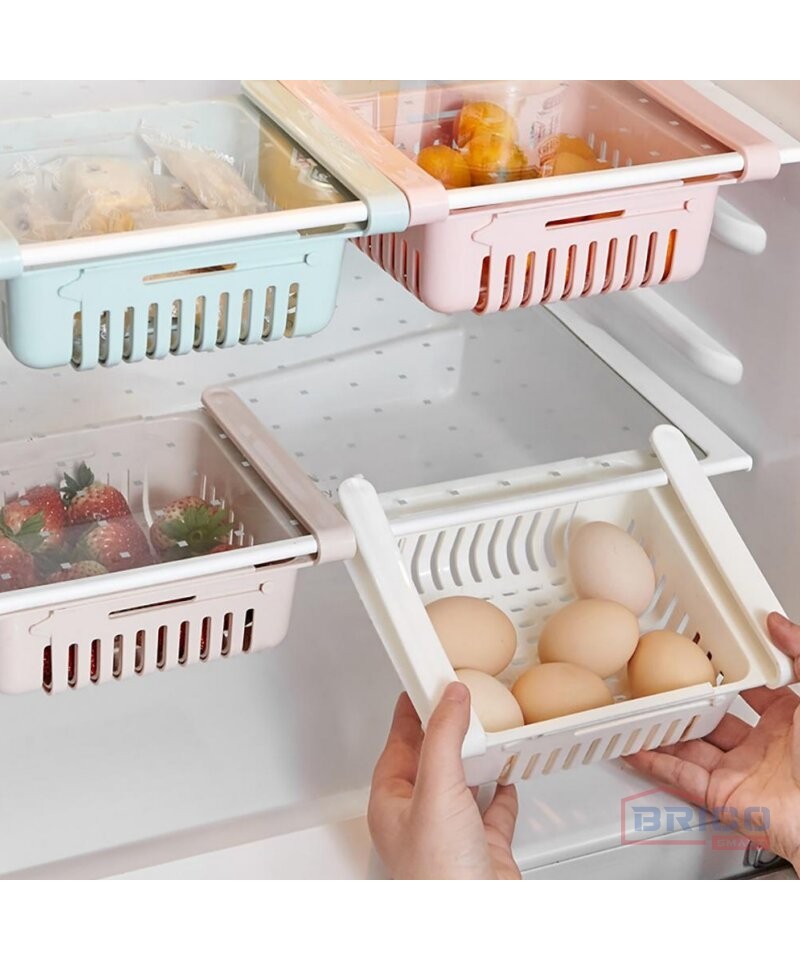 Boîte de rangement pour réfrigérateur – Boîte de rangement transparente  pour aliments frais en plastique, rangement cuisine, rangement frigo