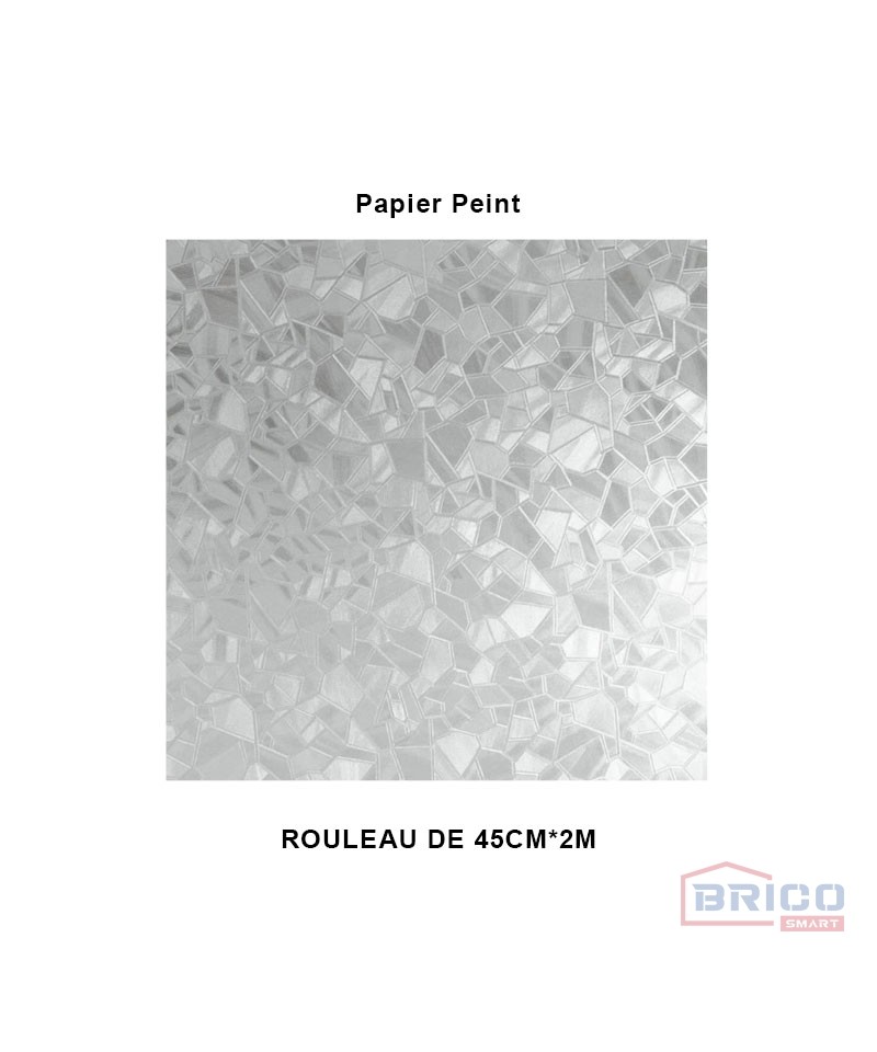 1 Rouleau De Papier Peint Auto-adhésif Étanche Blanc, Proche Du