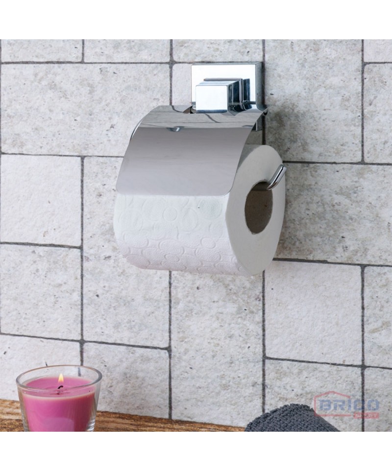 Derouleur papier toilette bois, porte papier toilette adhesif